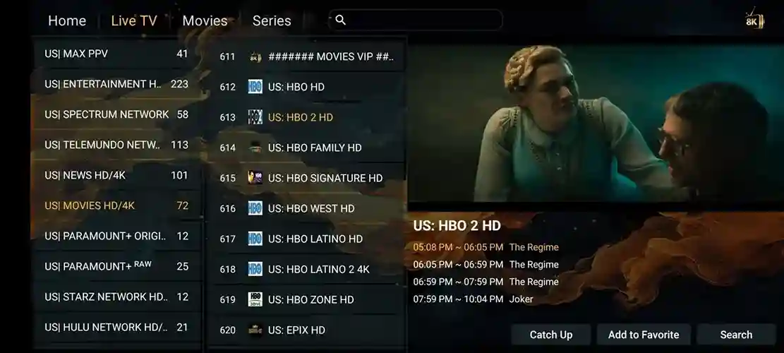 Preview 1 - Eternal TV Premium IPTV Subscription
